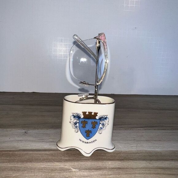 Wiesbaden M. Budich German Beer Eye Glass Holder/Business Card/Toothpick/Ink Pen - Picture 1 of 9